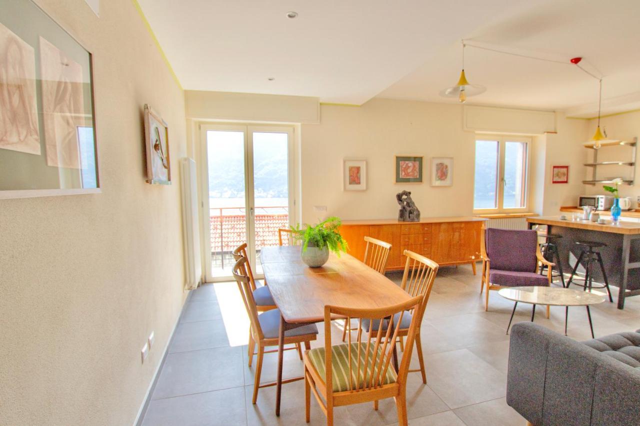 Il Punto Rosso Apartment Nesso Luaran gambar